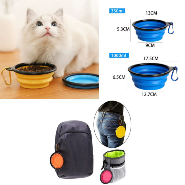 Portable Silicone Dog Feeder