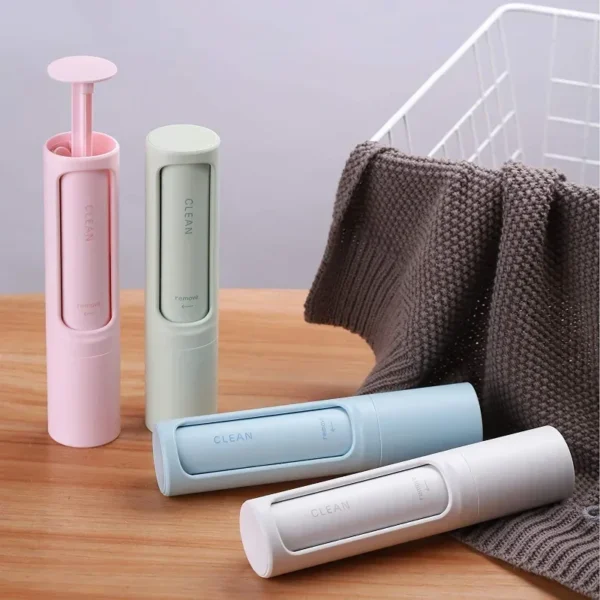 Spiral Hair Remover Roller Pet Hair Dust Removal Reusable Portable Lint Roller Self Cleaning Cat Dog Fur Remover Brush for Home