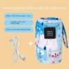 USB Portable Bottle Warmer - Travel Stroller Insulated Bag for Milk & Water Heating (Holiday Edition)
