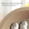 Cat Scrapers Toys for cats Round Oval Cat Scratcher Cat Bed Cat Scratching post Thickening Durable Corn Glue Decal Cardboard