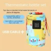 USB Portable Bottle Warmer - Travel Stroller Insulated Bag for Milk & Water Heating (Holiday Edition)
